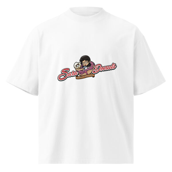 Unisex organic oversized high neck t-shirt