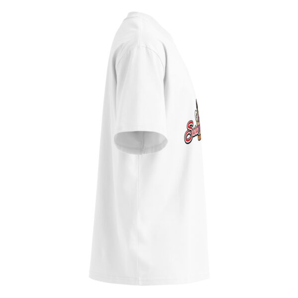 Unisex organic oversized high neck t-shirt - Image 4
