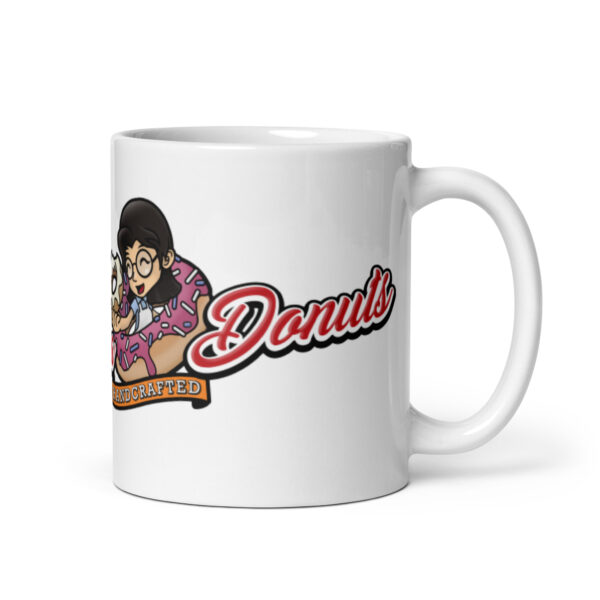 White glossy mug