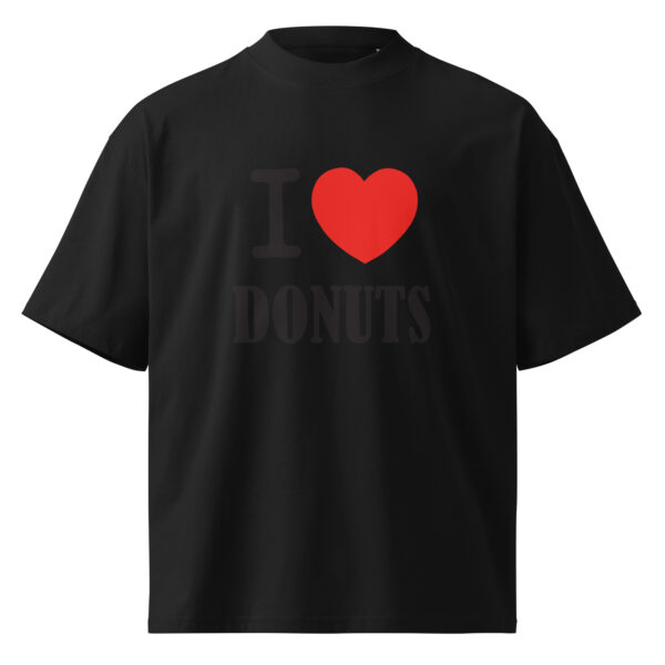 Unisex organic oversized high neck t-shirt - Image 3