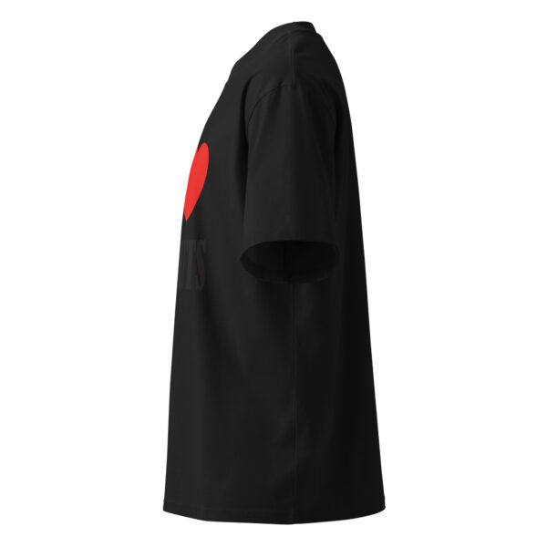 Unisex organic oversized high neck t-shirt - Image 12