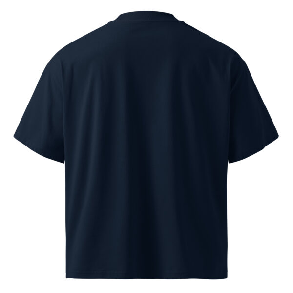 Unisex organic oversized high neck t-shirt - Image 6