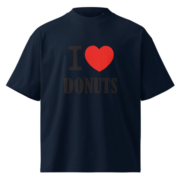 Unisex organic oversized high neck t-shirt - Image 2