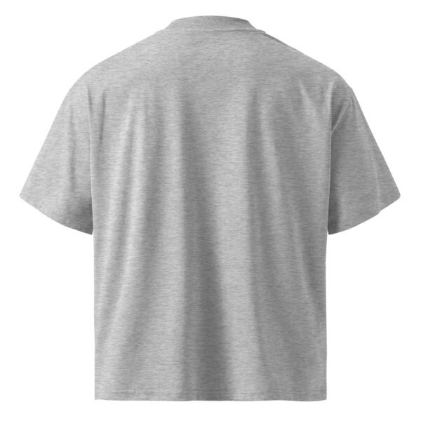 Unisex organic oversized high neck t-shirt - Image 8