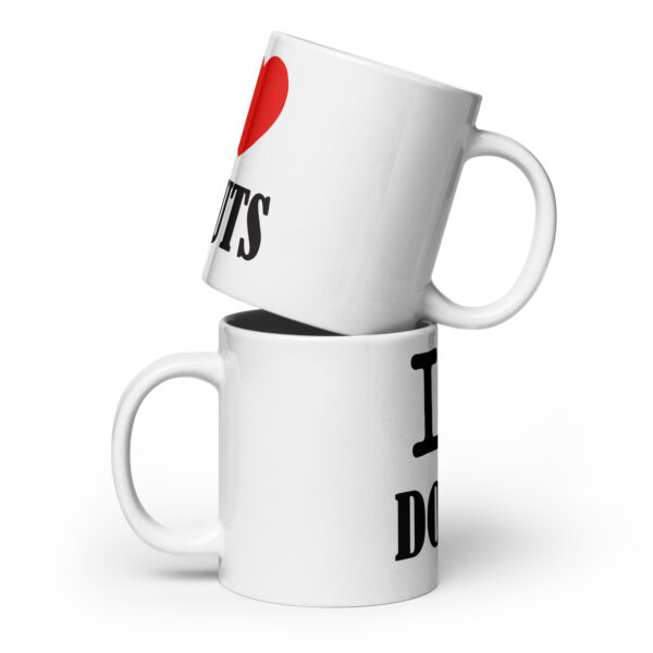 White glossy mug